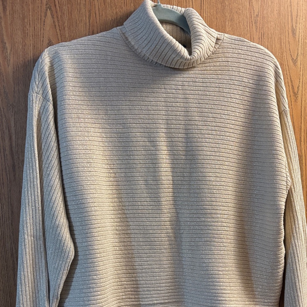 Zara Cream Ribbed Knitwear